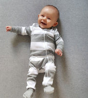 Solid Organic Cotton Fitted Crib Sheet - Heather Grey